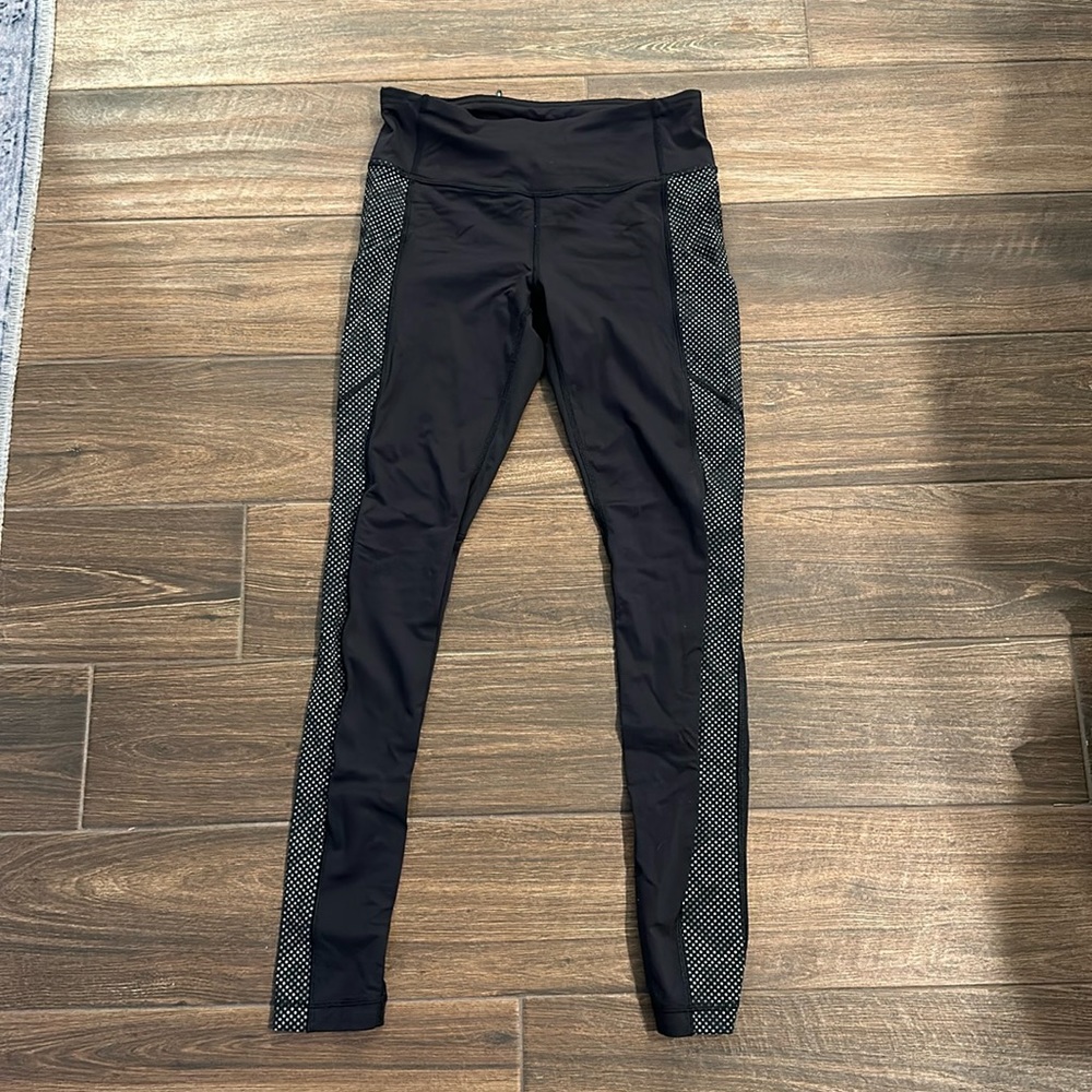 Lululemon Speed Tight Kill the Lights Reflective Reptile size 6